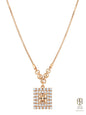 Rose geo pandant by karizma luxe